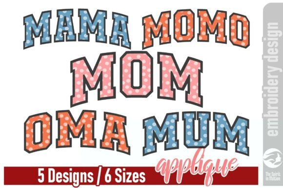 Download Mother's Day Applique Design Bundle - V1 - Premium Bundle