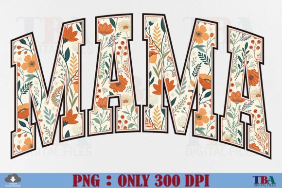 Download Boho Floral Mama Mother's Day Gift PNG - Boho Collection