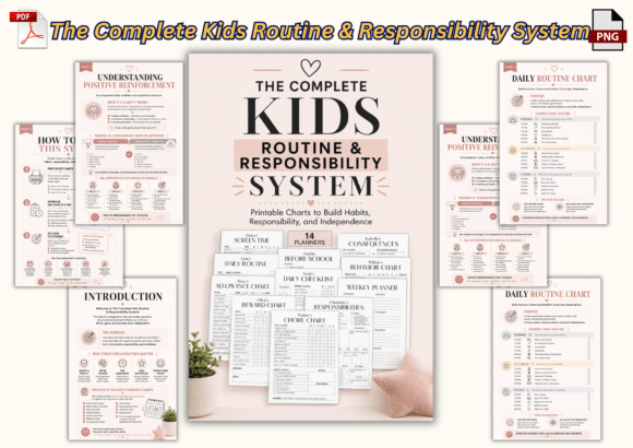 Download The Complete Kids Routine &amp; Responsibili - Complete Collection