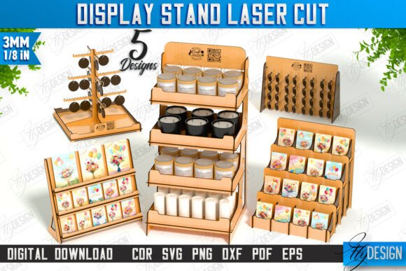 Download Display Stand Laser Cut Bundle | Craft - Craft Collection